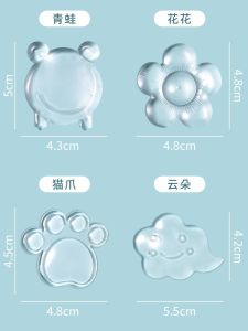 Transparent Silicone Anti-Collision Stickers for Door Handles Wall Furniture Door Stop Home Safety Protection Decals