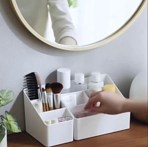Large Capacity Storage Box Holder- Makeup Organizer l Desktop Organizer Multifunction l Pencil and Color Organizer