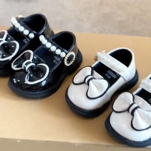 Sepatu Kulit Anak Perempuan sepatu model docmartmotif baby mutiara sepatu balita fashion