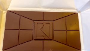 Socola cà phê sữa đá Belvie 55% cacao 80g