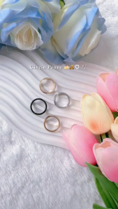 Panlandwoo - Cincin Titanium Wanita Penny