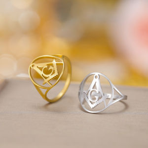 Skyrim | Skyrim Masonic Rings for Men Women Stainless Steel Freemasonry Rings Vintage Punk Jewelry Anniversary Birthday Gifts