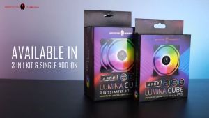 Gaming Freak Lumina Cube ARGB Fan - Single Pack / 3 in 1 Pack