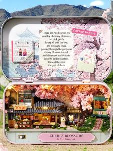 DIY Nhà Hộp Nhà Biểu Diễn Sân Khấu Thủ Công Nhà Mô Hình Sáng Tạo Quà Tặng Sinh Nhật Cho Bé Gái Nhà Gỗ Khối Xây Dựng