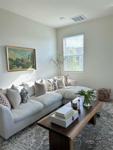 L-Shaped Fabric Sofa Detachable Cover Nordic Style Living Room Couch White Chenille Luxury Design Easy Cleaning Small Apartment