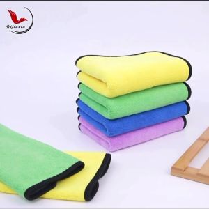 Super Absorption Car Wash Microfiber Towel Home Appliances Glass Cleaning Washing Clothes With High Density Coral Velvet