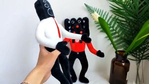 Skibidi Toilet ตุ๊กตายัดนุ่น ของเล่นตุ๊กตาสกีบิดี้น่ารัก Toilet Man Horror Exploration Adventure Game Peripheral - พร้อมส่ง