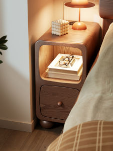 DONGMU | Solid Wood Mini Storage Cabinet Bedside