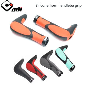 ODI Silicone Handlebar aluminum alloy Grips Comfortable Anti - skid Shockproof for Mountain & Folding Bikes with Lock Ring