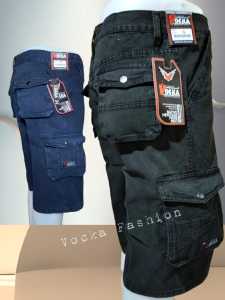 Celana Pendek Cargo Jumbo Bahan Denim VOCKA