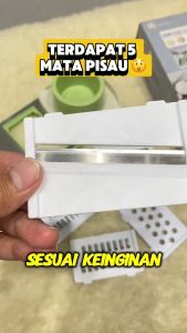 8 IN 1 Parutan Manual Sayur Dan Buah Vegetable Cutter Stainless Steel Parutan Multifungsi