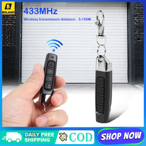 Boland 433MHZ Remote Control Garage Gate Door Opener Remote Control Duplicator Code Car Key ABCD Button Lock Type Button