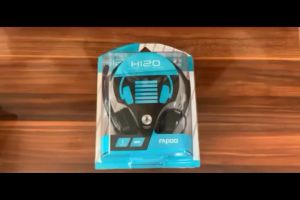 Rapoo H120 Wired USB Noise Cancelling Reduction Headset Headphone For Computer Laptop Or Desktop