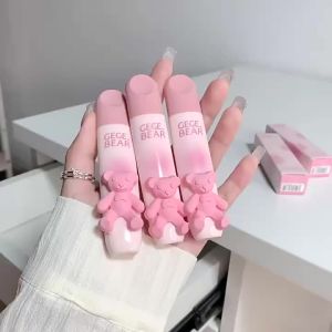 Gege Bear Tender Lip Glaze Lip Gloss Lipstick 戈戈小熊嫩彩唇釉