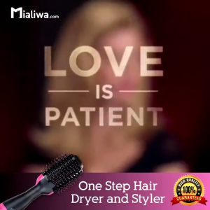 Hair Dryer and VolumizerHot Air Paddle Styling Brush Ion Generator Hair Straightener Curler