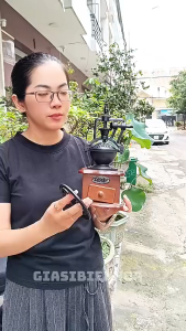 Máy Xay Cafe Xay Tiêu Bằng Tay Grinder Phong Cách Cổ Điển
