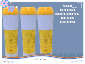 10-inch and 20-inch ion exchange softening resin filter elements suitable for softening water