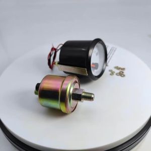 RYSJM | Universal 2" 52mm LED Car Oil Pressure Gauge PSI Car Meter For 12V Gasolines Car Indicator Pointer 0-100psi Oil Press Meters