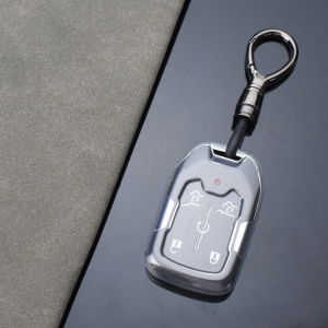 Transparent Smart Car Fob Shell for Chevrolet Tahoe Silverado Suburban Tahoe GMC Sierra Acadia Terrain YUKON Remote Key Case