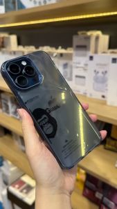 Ốp lưng kính cường lực Likgus K-Glass iPhone 16 15 14 13 Pro Max iP 16 15 14 Plus viền camera kim loại đệm khí chống sốc 4 gốc Cạnh máy mềm TPU