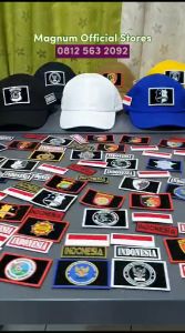 Topi TRIBRATA Kamuflase dan Warna Tactical PDL Bonus Free 3 Patch Emblem Prepet Perekat Velkro