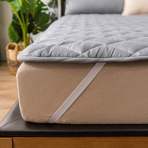 Thin Soft Mattress Pad Home Use Double Size Anti-Slip Protection Bedding Student Dormitory Bed Mat Quilt Cover Polyester Fiber