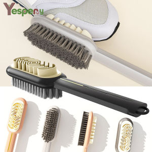 YESPERY รองเท้าหนังทำความสะอาดแปรงขัดรองเท้ายางมืออาชีพ - รองเท้าสองด้าน ชุดเป็นต้น