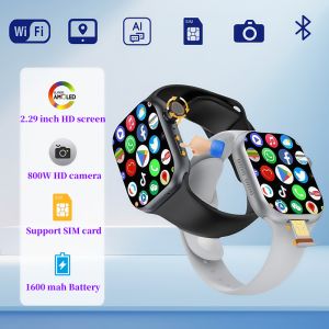 New Smartwatch CD20 features a 180° rotating camera with a 2.29-inch AMOLED screen 490x580 supporting SIM WiFi GPS video calling