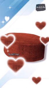 Peci Rajut Goni Murah Polos | Songkok Sholat Anak Laki Oval 9cm | Kopiah Pria Dewasa Santri Muslim