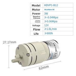 kamoer | Miniature Vacuum Pump Speed Adjustable Negative Pressure Motor Compressor