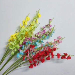 Tanaman Hias Bunga Anggrek Tangkai Plastik Artificial Ornamen Hiasan Dekorasi Rumah COD PBP152