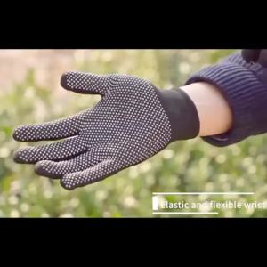 4/12/24PCS Cycling Gloves Anti-Slip Dots Knitted Gloves Light Weight Breathable Bike Gloves for Riding Hiking Driving Outdoors