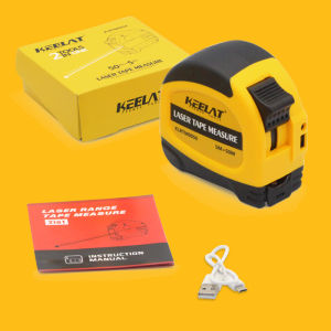 KEELAT Laser Range Finder Tape Measure Ruler Distance Pengukur Portable Digital Measurement Tool