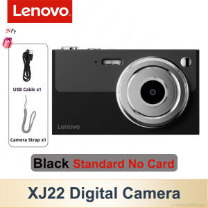 Lenovo | Máy Ảnh Kỹ Thuật Số Lenovo 64MP Tự Động Lấy Nét CCD HD Di Động Zoom 16X Ổn Định Hình Ảnh Máy Quay Phim XJ22 Bạc/Đen Point & Shoot