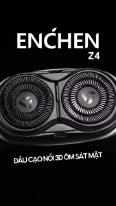 Máy cạo râu Enchen Z4 Chống nước Công suất 5W Cạo sạch Không kẹt râu Pin 60 Phút Sạc Type-C