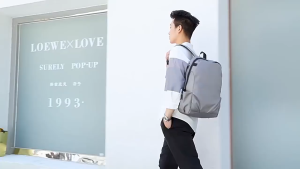 SKM Large Capacity/ Anti-Theft/Waterproof/USB Rechargeable Student Schoolbag Laptop Travel Backpack Beg Galas Lelaki SK612