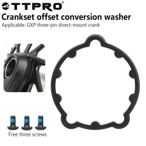 TTPro Crankset Offset Washer 2mm CNC Aluminum Adapter for GXP Direct-Mount 0-3-6° Chainring Angle Kit
