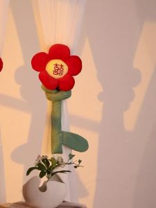 Wedding decoration curtains decorations ties wedding room new house female bedroom bow tie style wedding supplies complete collection latte art