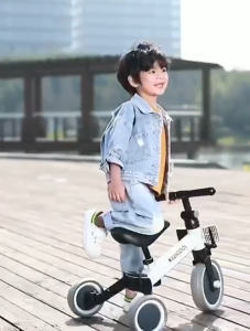 NE.KIDS Sepeda Anak 3in1 Balita Umur 1 2 3 4 5 Tahun Perempuan Laki Laki Mode Roda 2 Mode Roda 3