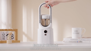 SG【Ready Stock】Bladeless Tower Fan with Humidifier & Night Light 3D Vortex Cooling for Wide-Area Airflow Energy Efficient and Child Safe Design