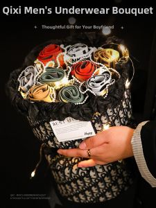 GUSTAGAT | Valentine Birthday Gift for Men DIY Boxer Briefs Bouquet