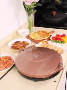 Electric cake pan household double sided heating pancake pan pancake frying machine 烙饼锅煎烤机