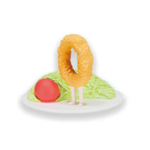 HULUXIONGDI | Creative Shrimp Tempura Display Stand Capsule Toy