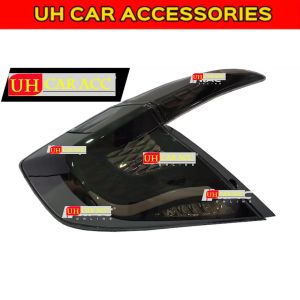 HONDA CIVIC FC 2016 - 2021 TYPE 2 DRAGON SCALE TAIL LAMP TAILLAMP WITH RUNNING SIGNAL ( SMOKE )