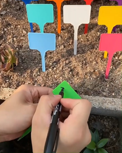 5 Pcs - Medium Plant Label Name Tag - Label Penanda Tanaman Sedang Model Tee - T 15 cm