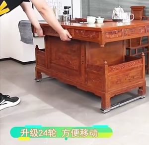 Luckin Mall Heavy Duty Appliance Rollers Extendable Washing Machine Adjustable Length Base with Wheels Furniture