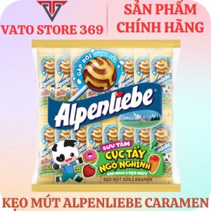 Kẹo mút ALPENLIEBE vị sữa caramen que 10g
