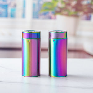 Minimalist Stainless Steel Spice Bottle with Hole for BBQ Pepper Cumin Powder Sprinkler Salt Chicken Essence Seasoning Jar