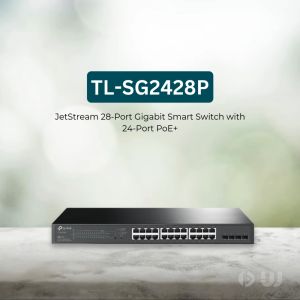 TP-Link TL-SG2428P JetStream 28-Port Gigabit Smart Switch with 24-Port PoE+