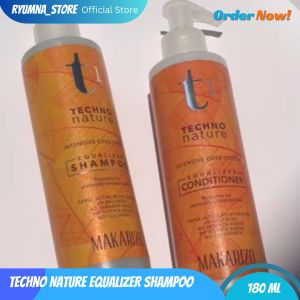 Makarizo T1 Techno Nature Equalizer Shampoo 180 mL Shampo Dan Conditioner Non SLS